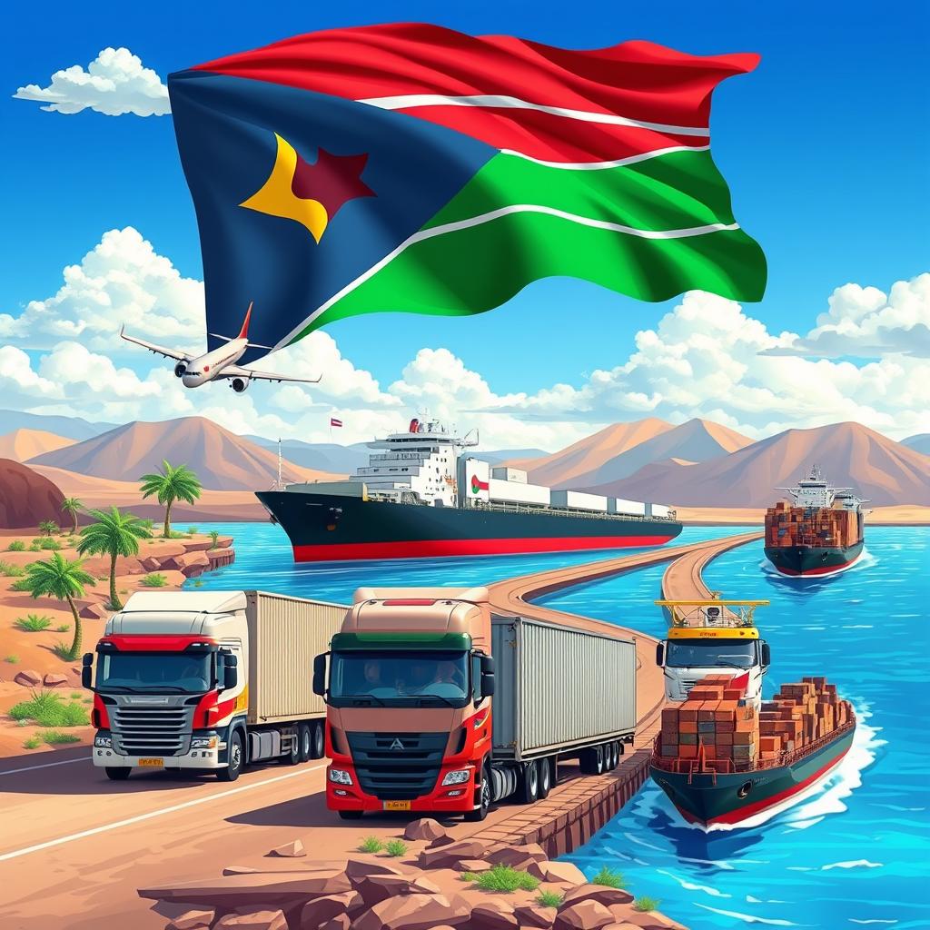 Доставка грузов из Южного Судана SRA «Silk Road Asia»