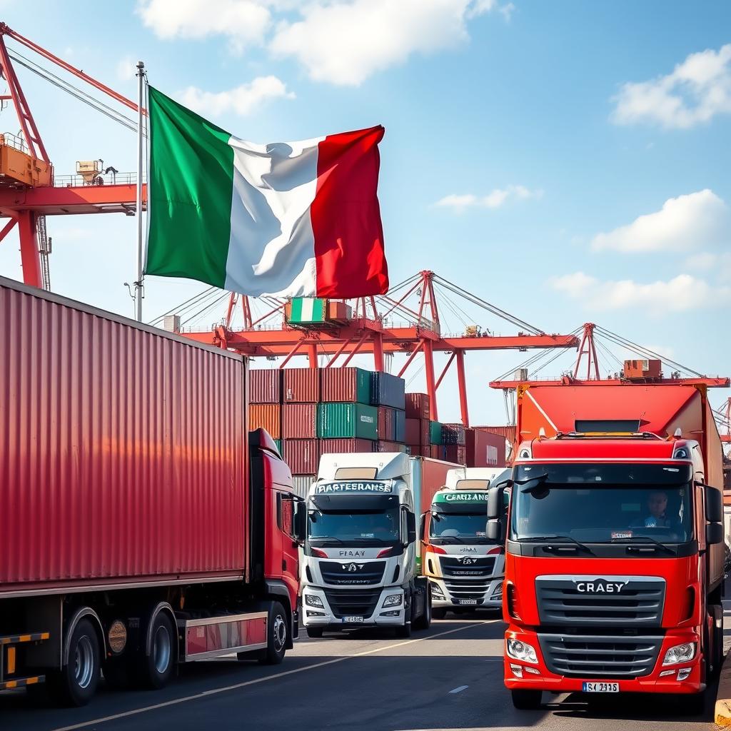 Доставка грузов из Италии SRA «Silk Road Asia»